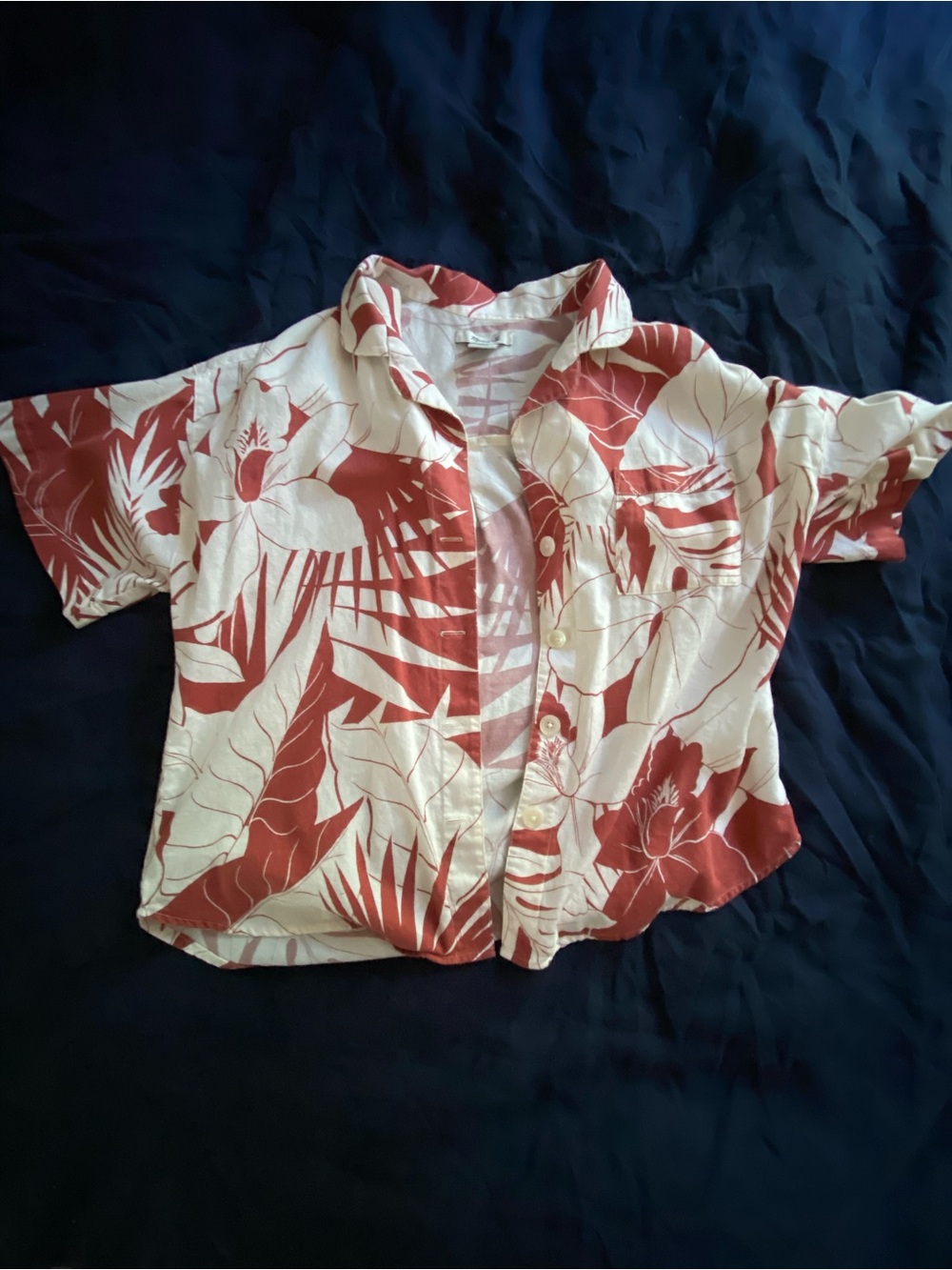 Madewell Tropical Oversized Button Down